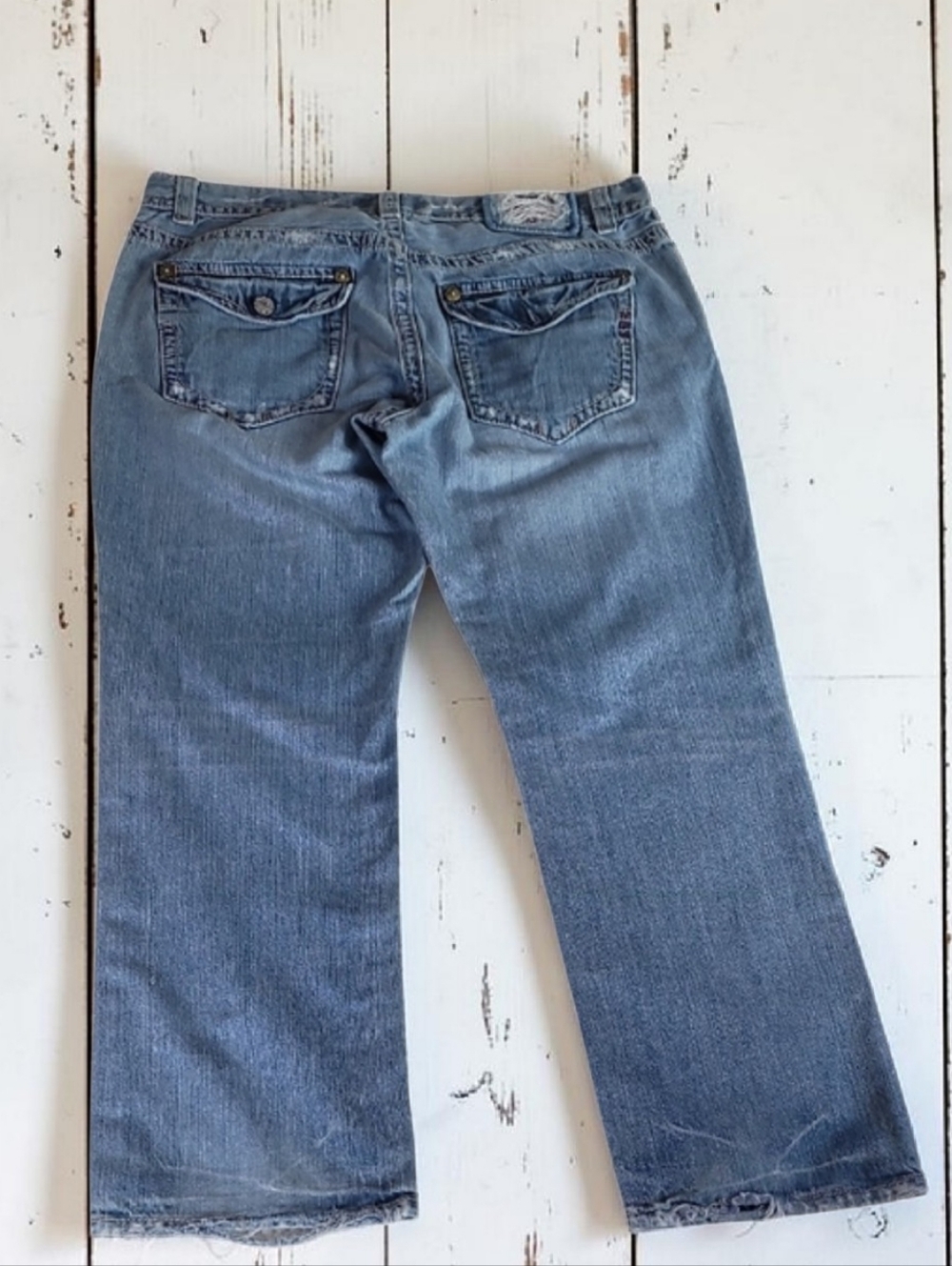 "MEK" NEW YORK STRIGHT MEN'S 100% COTTON  Straight Leg Jeans 38x32